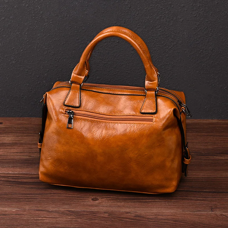 IDUNBAG роскошные винтажные сумки для женщин кожаная сумка на плечо женская простая