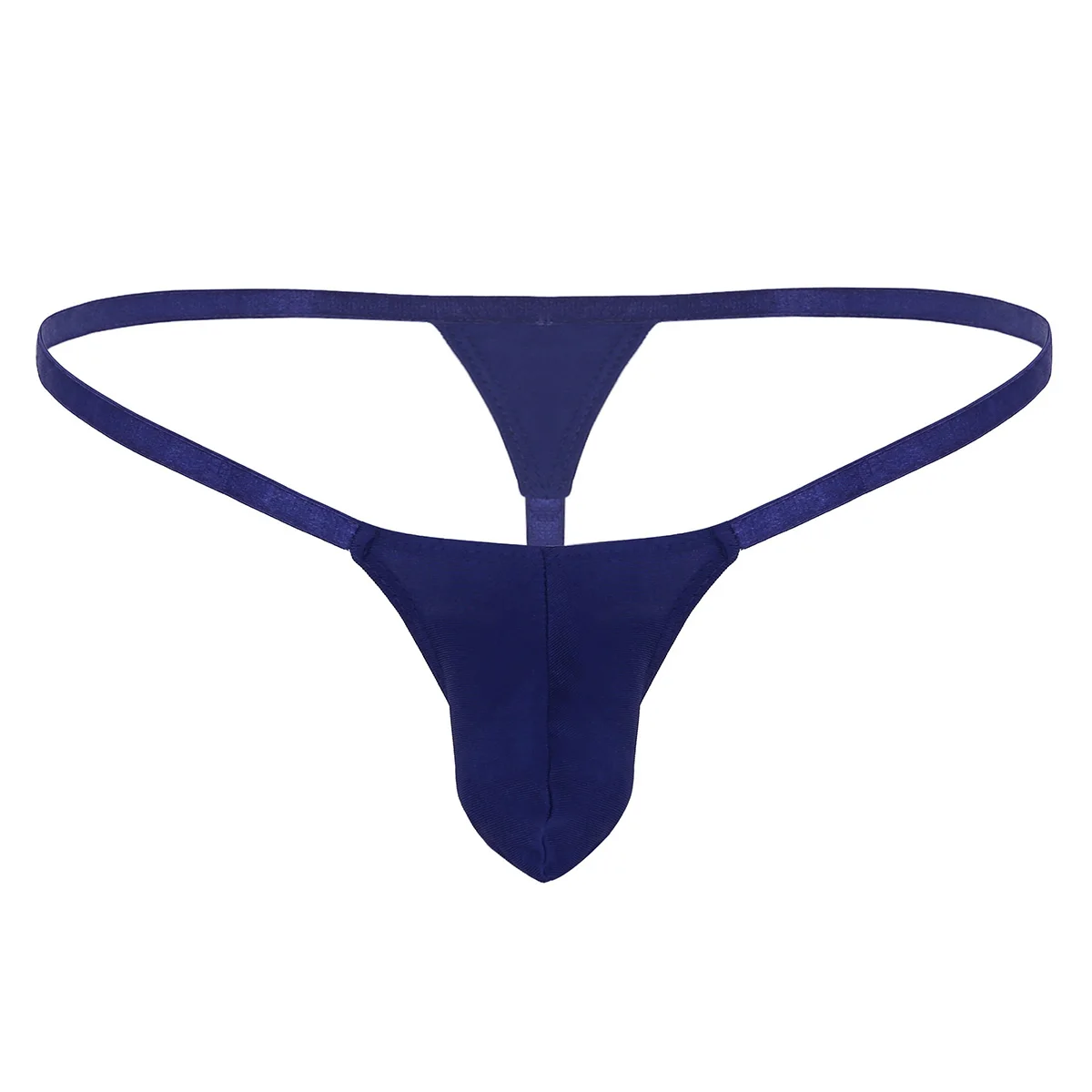 Navy Blue Мужские купальники, сексуальные трусы, мини бикини, стринги, купальник, открытая спина, выпуклый мешочек, тянущиеся, низкая посадка, Прозрачное нижнее белье - Цвет: Navy Blue