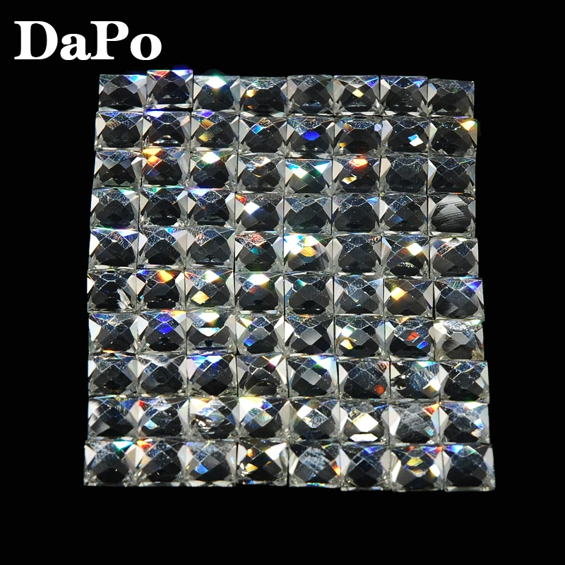 Hot Sales Square Crystal Clear HotFix FlatBack Rhinestones Glass Strass Fancy Shape DMC Fix Stones | Дом и сад