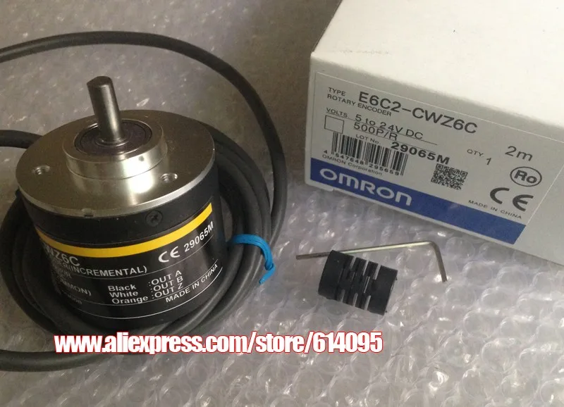1 шт. E6C2-CWZ6C 500 P/R кодировщик для OMRON/500 линия роторный энкодер/инкрементный станок энкодер