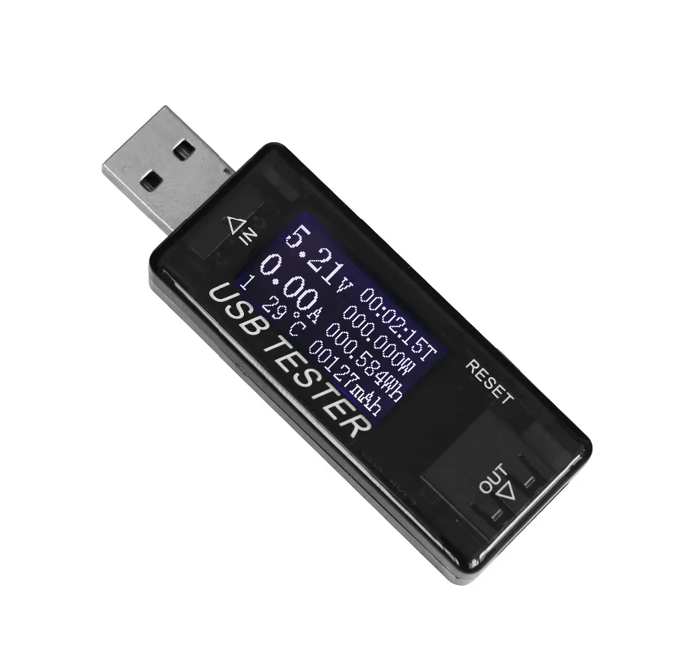 USB тестер 4 ~ 30 В постоянного тока Вольтметр Амперметр измеритель напряжения