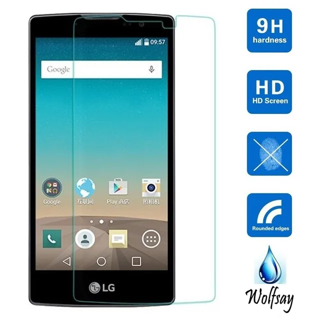 2 шт. закаленное стекло Wolfsay для LG Spirit Защита экрана Glass H422 H420 C70 Защитная пленка