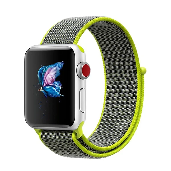 Тканый нейлоновый ремешок для iWatch Apple Watch 38 мм 40 мм 42 мм 44 мм серия 4 3 2 1 спортивный ремешок браслет