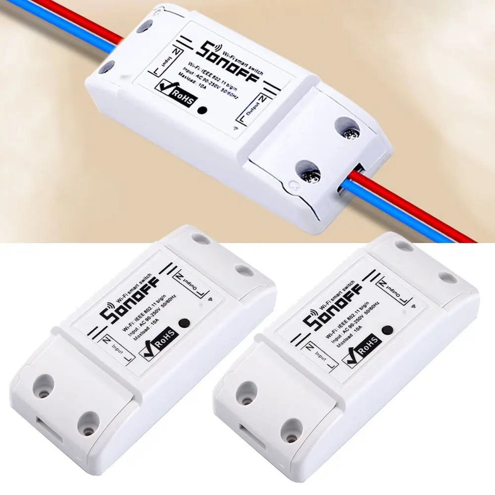 Sonoff WiFi Smart Switch Беспроводной удаленного Управление выключатель питания