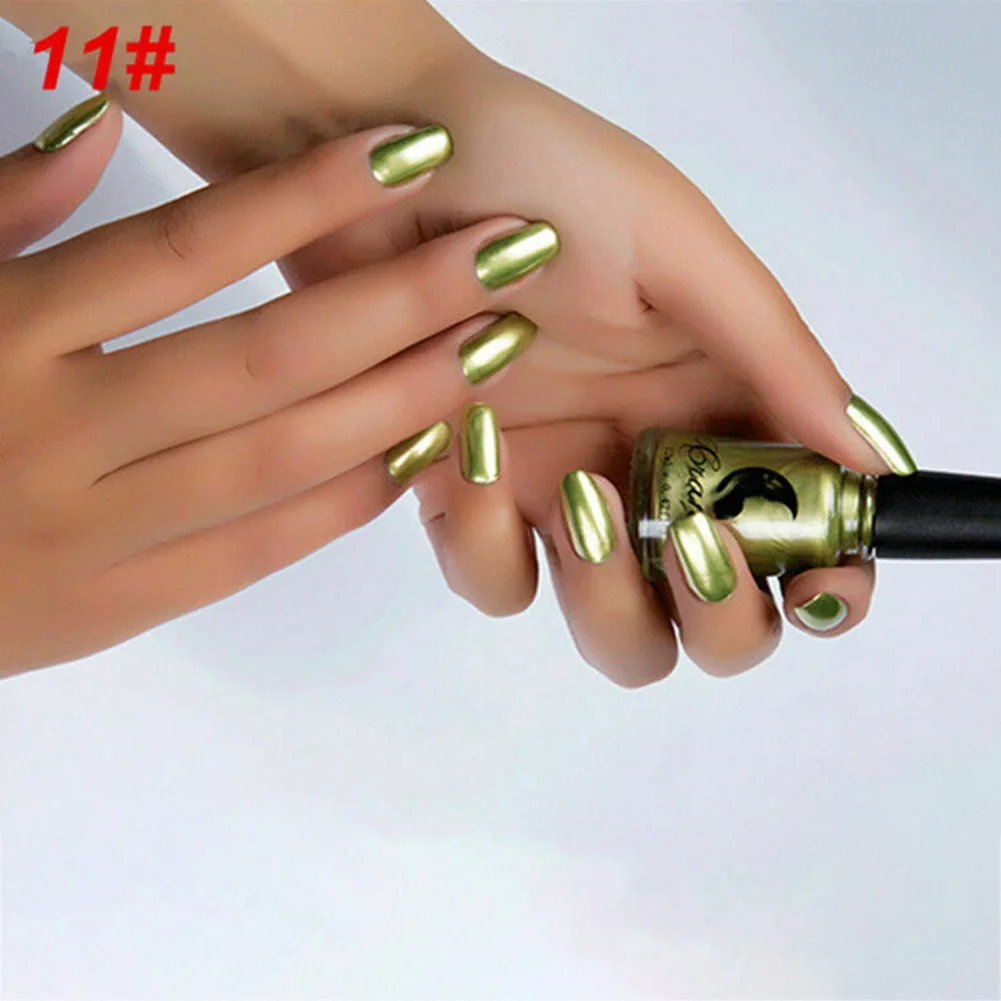 Grass green yellow Лучшая голографическая пудра голосексуальный салонный маникюр пигмент зеркало хром гель порошок для ногтей продукт для ногтей QQ99 - Цвет: Grass green yellow