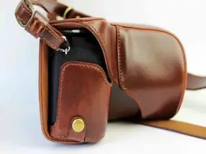 Новый черный/коричневый/темно коричневый ретро сумка для камеры PU кожаный чехол