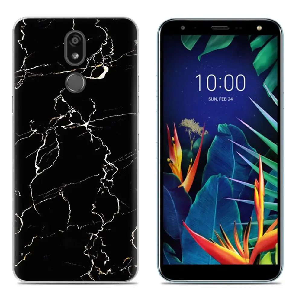 16 Мягкий чехол для телефона LG K40/K12 Plus, 5,7 дюймов, Модный Цветной силиконовый чехол из ТПУ с рисунком - Цвет: 16