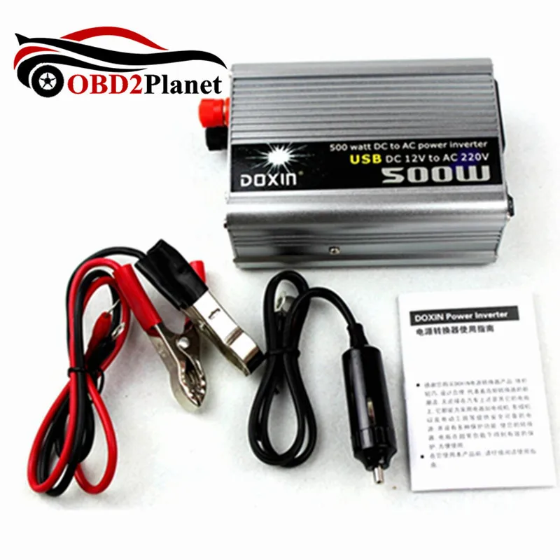 500 Вт автомобильный инвертор постоянного тока 12 В в переменный ток 220 с usb-портом
