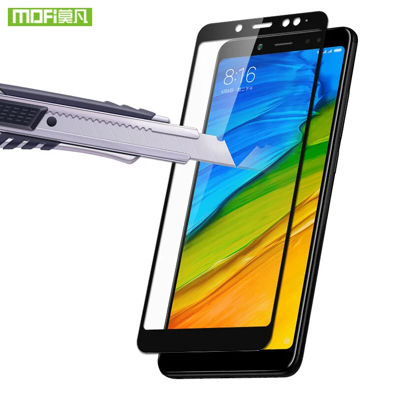 Mofi для Xiaomi redmi Note 5 Pro защита экрана Закаленное стекло пленка крышка 3D изогнутая 9H