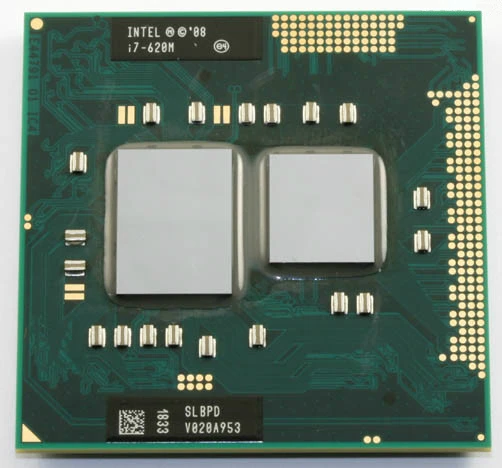 Процессор Intel Core i7 620M 2 66 ГГц 4 м Разъем G1 процессор для ноутбука|socket g1|processore cpuintel core