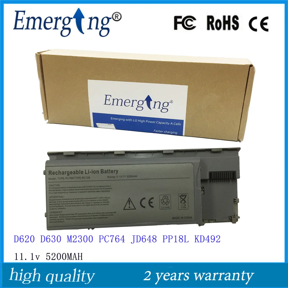 

Аккумулятор для ноутбука Dell Latitude D620 D630 D630c D631 series 0GD775 0GD787 0JD605 0JD60, 11,1 В, 5200 мАч