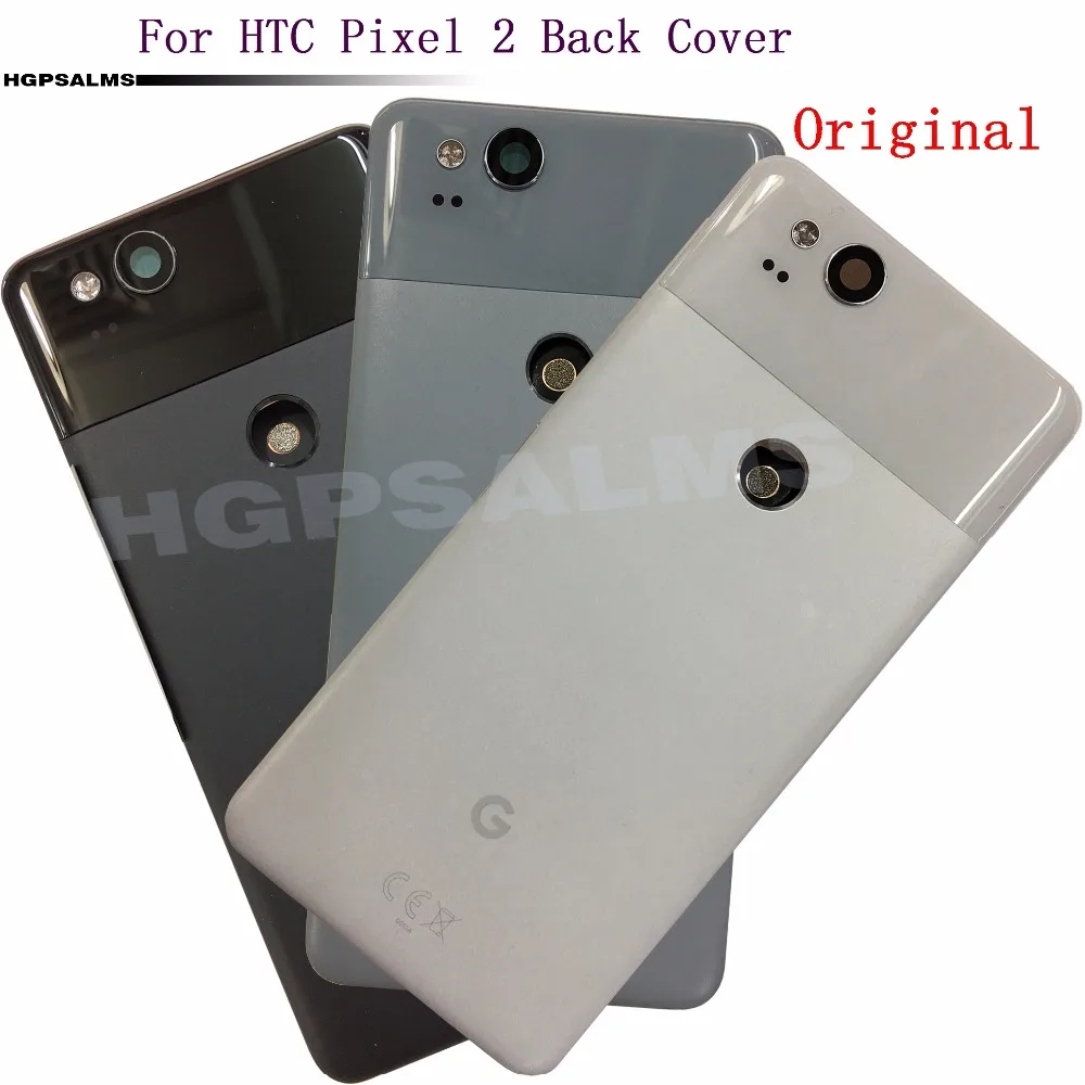 Для HTC Google Pixel 2 задних Батарея Крышка задняя дверь Корпус чехол с Камера Len 5 0