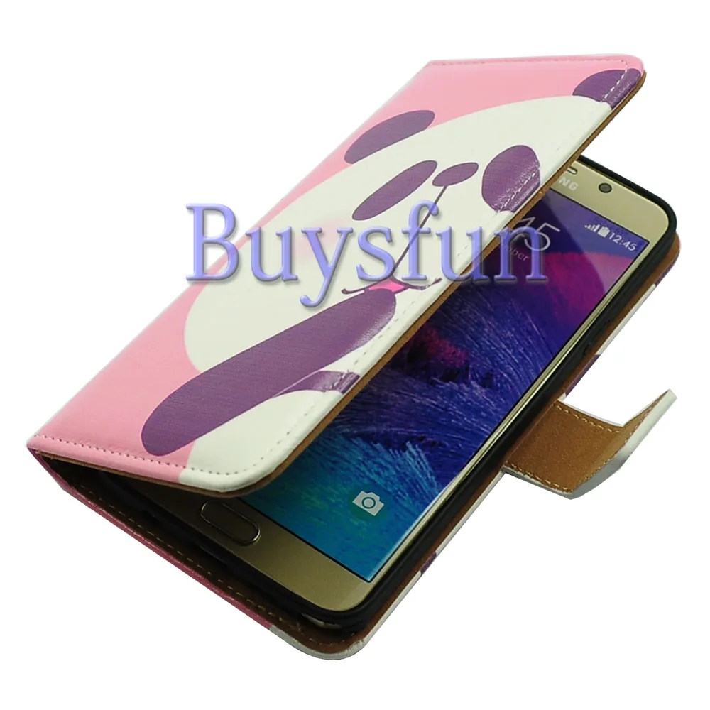 Bcov Pink Cute Panda Leather Wallet Cover Case For Samsung Galaxy Note 5 103022378 |
