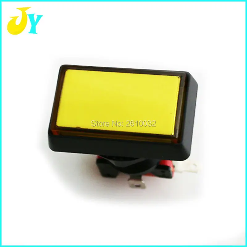 Из 2 предметов Аркады DIY Наборы Запчасти 12V 50*33 мм аркада со светодиодной