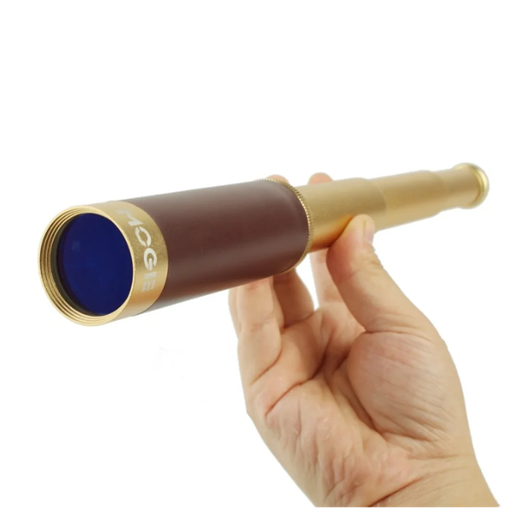 

MOGE Pirates Vintage Telescopic 25x30mm Pocket Monocular Pirates Mirror Bags Gift Telescope