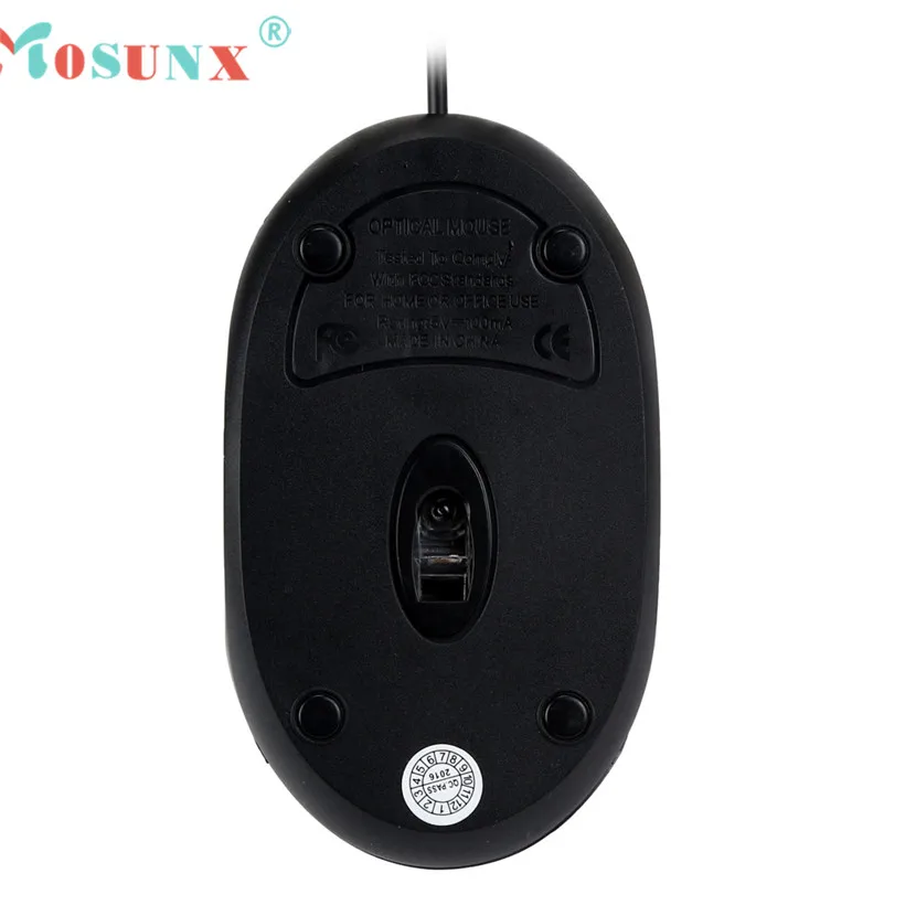 Мышь Компьютерная Mosunx Advanced 2018 проводная оптическая игровая мышь 1200 DPI для ПК
