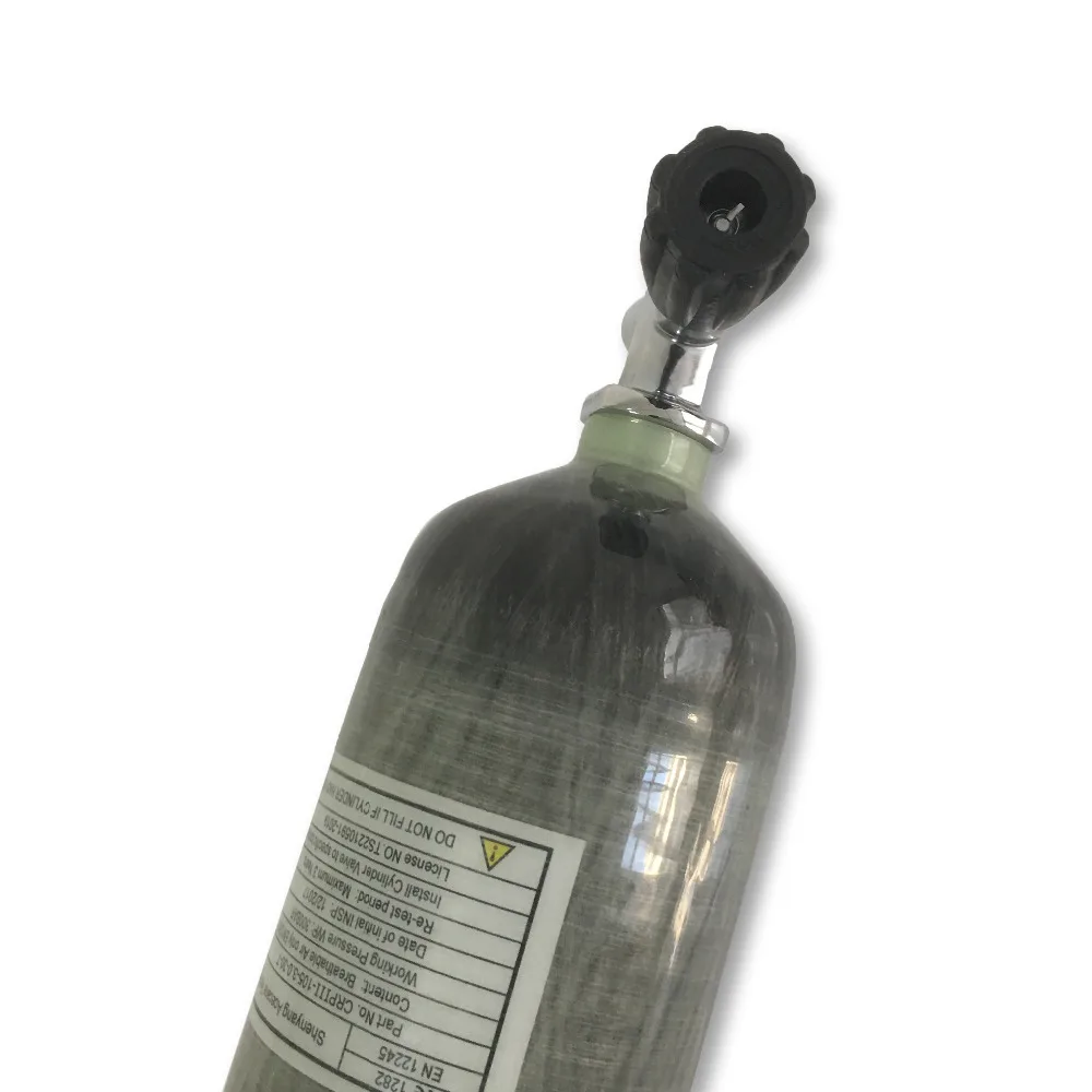 AC10351 бутылка для дайвинга 3 л EN12245 30 мпа Пейнтбольный бак 4500psi цилиндрические