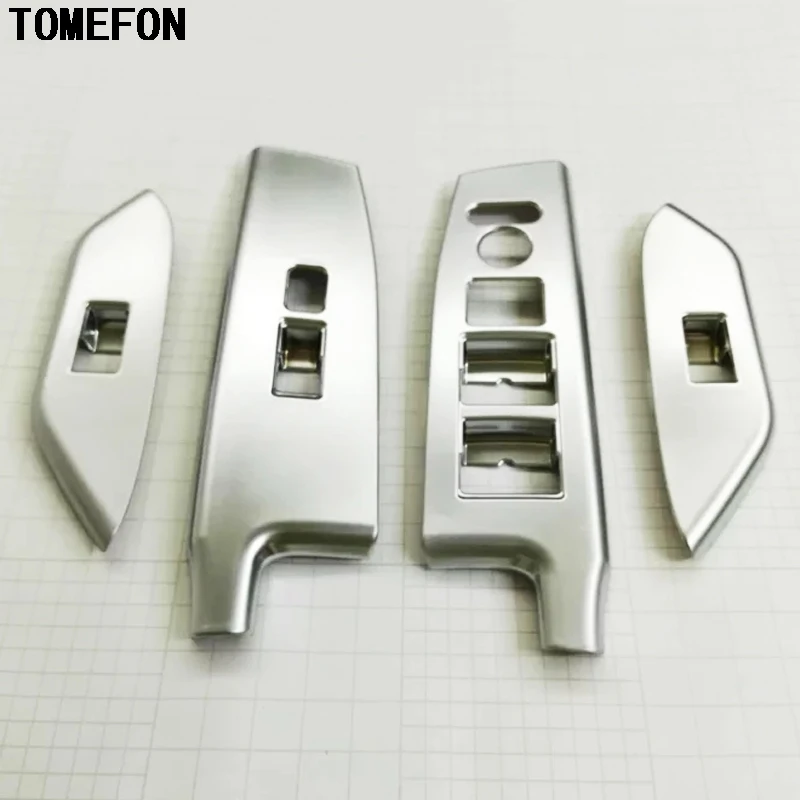 TOMEFON для Honda Odyssey 2015 2016 LHD ABS Хромированная краска двери стеклоподъемник кнопка