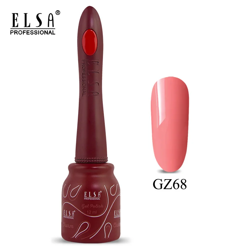 GZ68 Elsa 12 мл DIY Гель-лак для ногтей Французский стиль УФ набор гель-лаков для ногтей отмачиваемый 80 цветов серия лак для ногтей телесный цвет гель - Цвет: GZ68