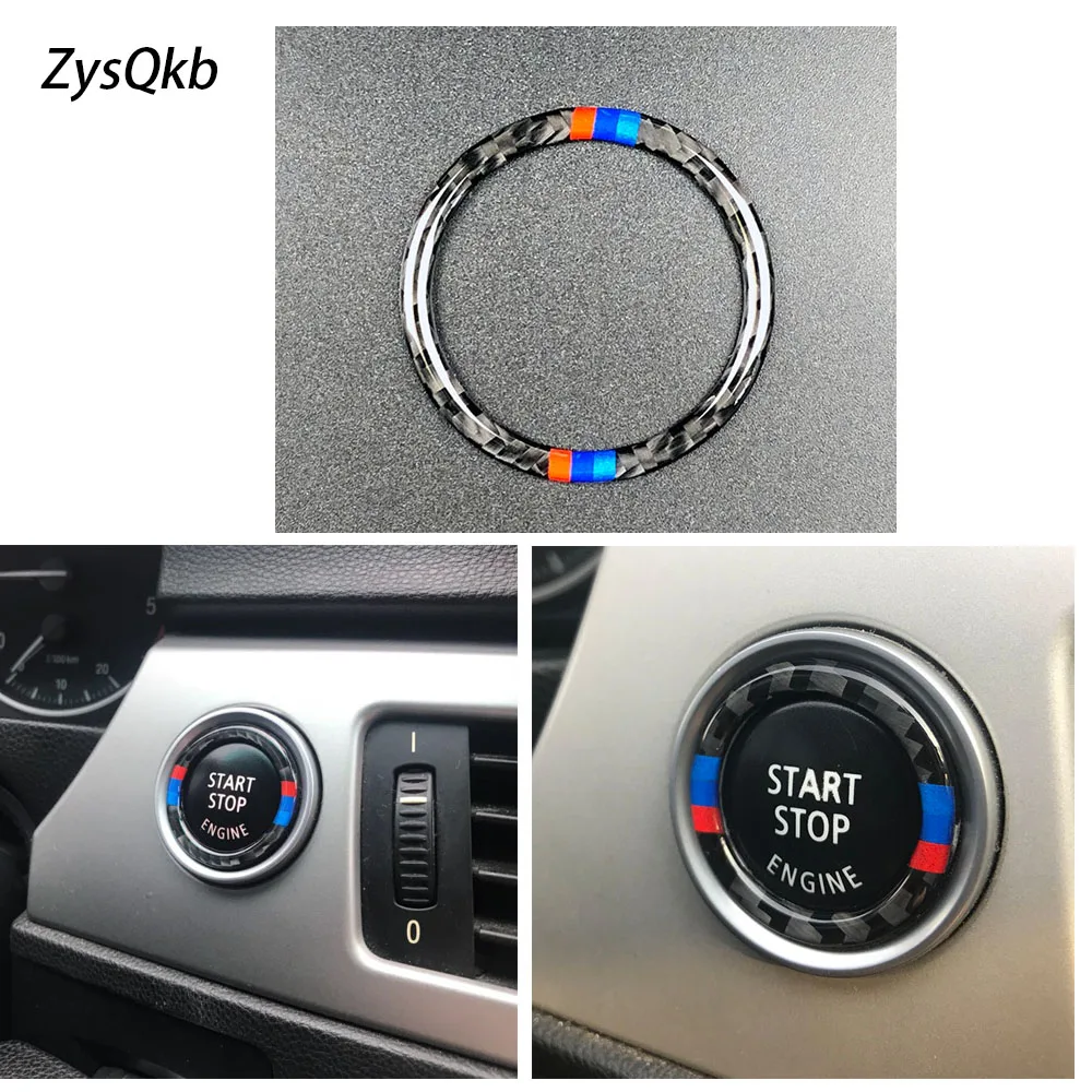 Для bmw e90 e92 e93 автомобильный двигатель старт Стоп ключ кольцо зажигания наклейки