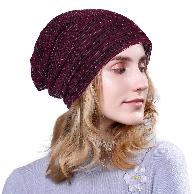Зимняя женская Шапка-бини skullies шапочки Мягкий Череп Теплые Мешковатые шерсть