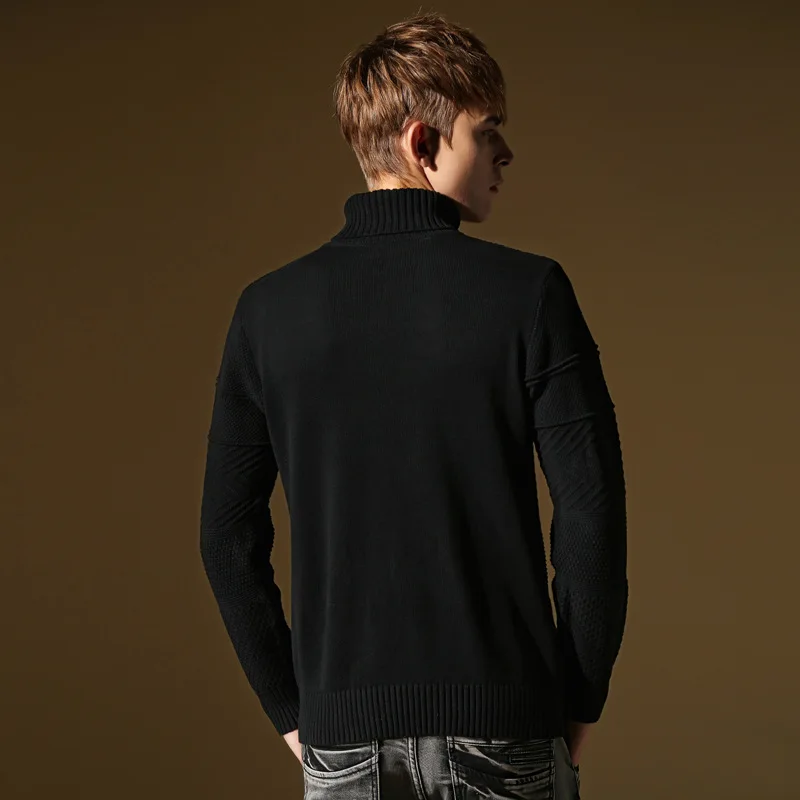 Новейший стильный Плюс Размер мужские хлопок свитер с длинным рукавом свитера