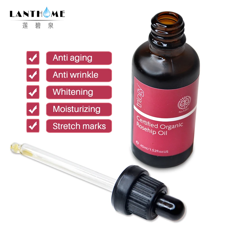 Масло шиповника для рубцов восстанавливает сухость кожи тонкие морщинки