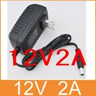 1 шт. адаптер преобразователя переменного тока 100-240 В постоянного тока 12 В 2A 5,5 мА 24 Вт источник питания вилка стандарта США 2,1 мм x 2,5-мм для светодиодного видеонаблюдения