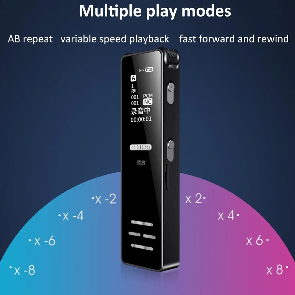 MP4 плеер Запись Ручка музыкальный плеер мини Спорт Бег портативный медиа диктофон цифровой аудио интервью рекордер