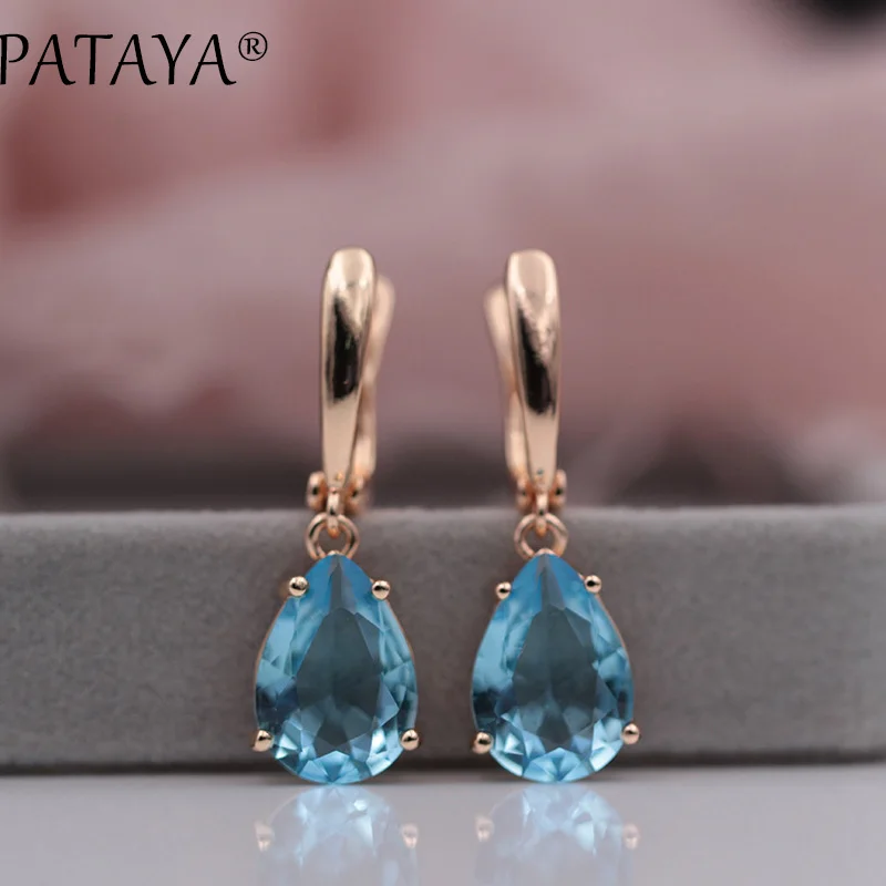 PATAYA новые длинные серьги для женщин модные ювелирные изделия вечеринок 585