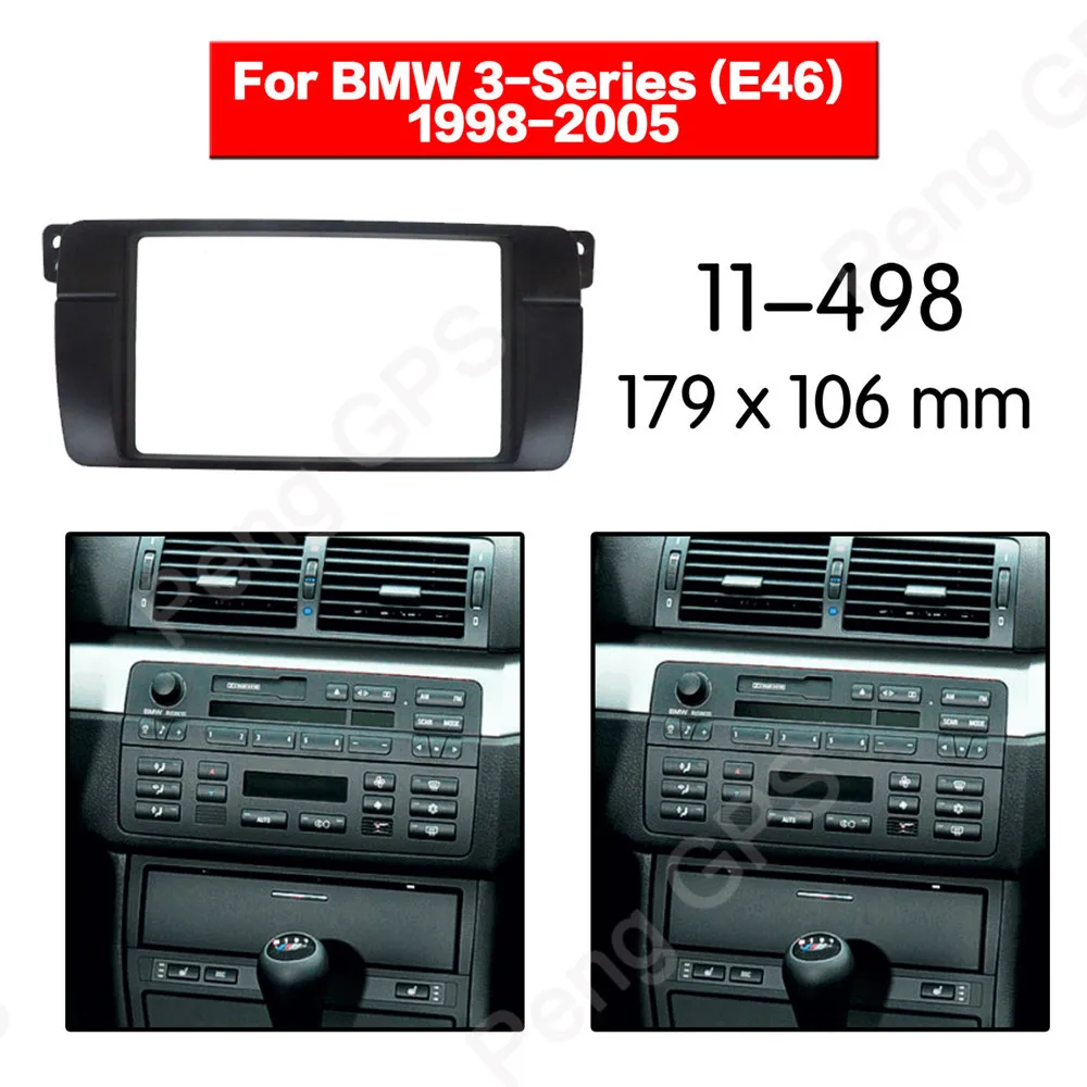 2 DIN автомобильный радиоприемник стерео монтажный адаптер fascia ДЛЯ BMW 3-Series (E46) 1998 1999