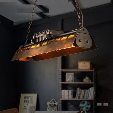 Купи Amercian Loft Style Vintage Pendant Light Fixture Edison Industrial Lighting For Home Decor Indoor Hanging Retro Iron DropLight за 20,940 рублей в магазине AliExpress