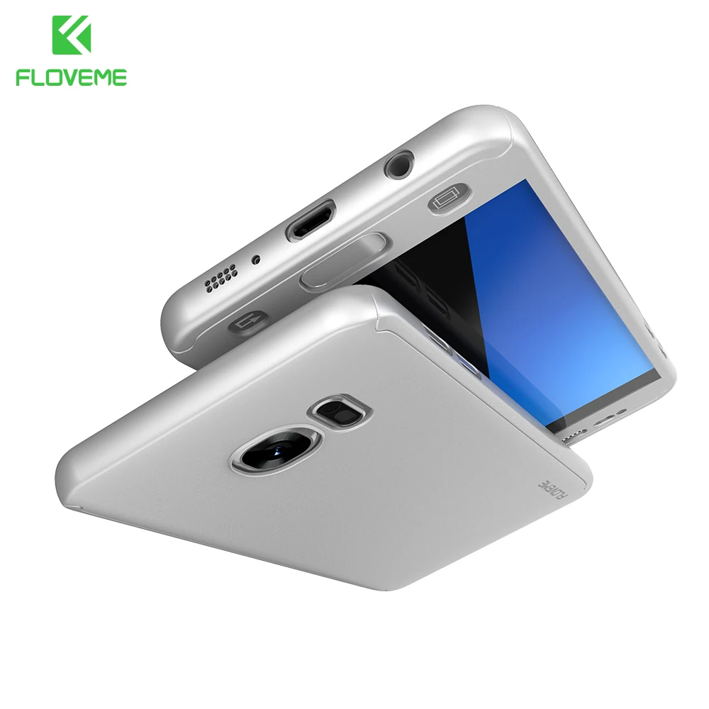 FLOVEME Cases For Samsung Galaxy S8 Plus Cover 360 Full Protect Phone Case S6 S7 Edge Shell Accessories Capa |