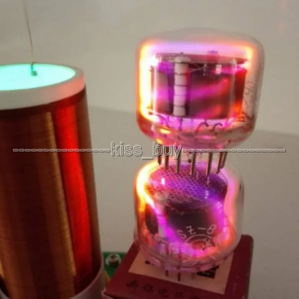 Цифровой трубчатый индикатор для катушки Тесла беспроводной передачи