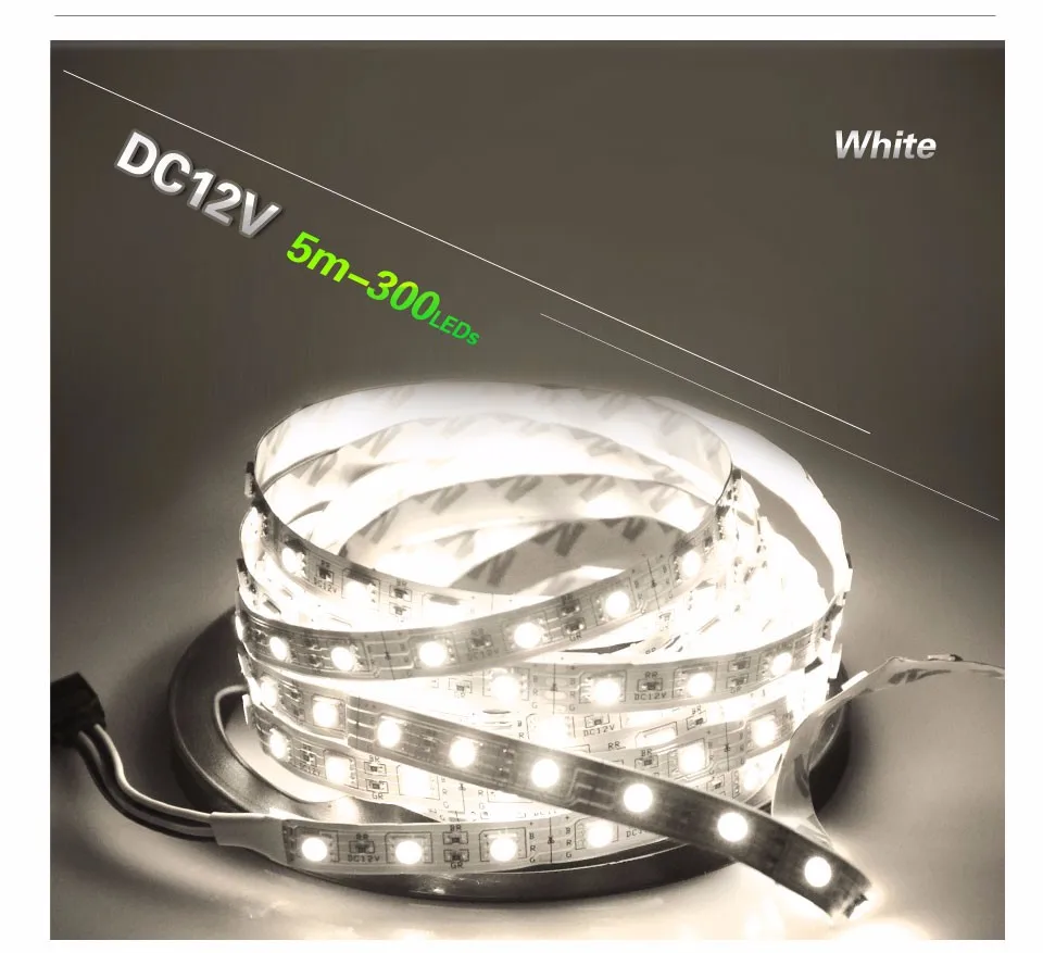 SMD5050 IP20 5 M 10 м 15 M 20 M светодиодные полосы RGB ленты света DC12V гибкие строка светодиодная лента потолок барный шкафчик освещения