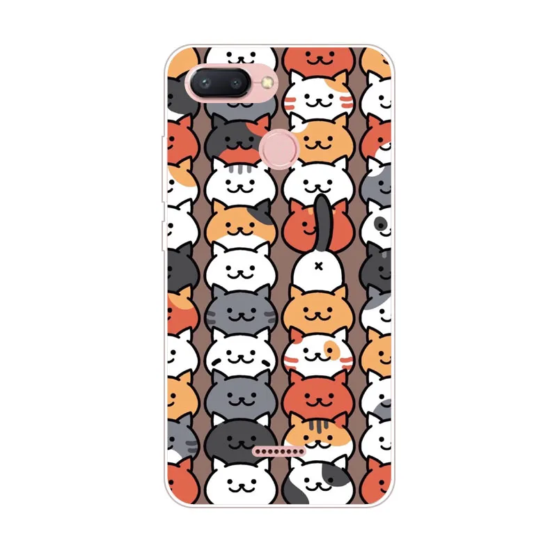 xiaomi redmi 6 Case Silicon Joy crown cartoon Painting Soft TPU Back Cover for protect Phone cases |
