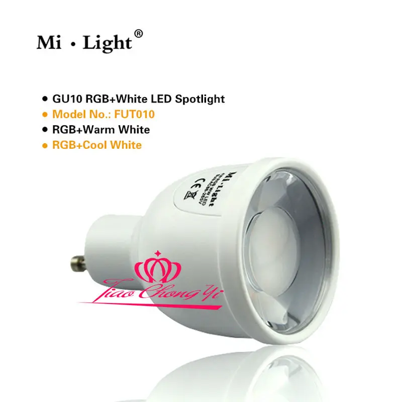 RGBW W/WW E27 GU10 MR16 светильник лампа с регулируемой яркостью RGB 2 4G беспроводной Mi