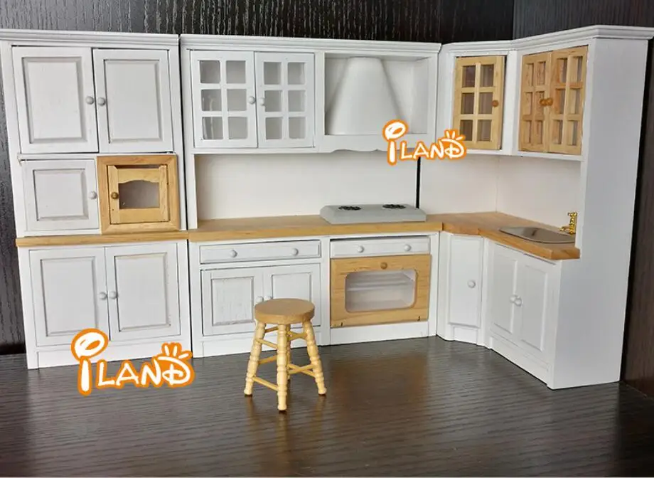 

Dollhouse Furniture Accessories Mini Furniture Model Toys High Stool