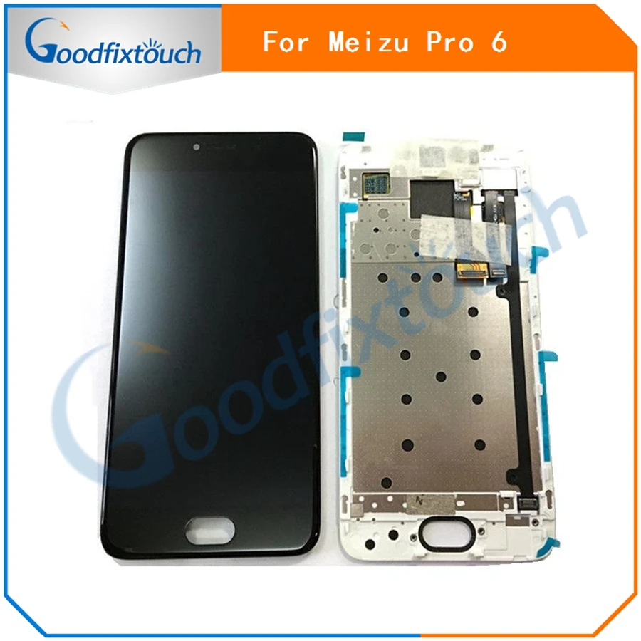 

ЖК-дисплей для Mei zu Pro 6 M570M M570C M570Q M570h с сенсорным стеклом дигитайзер в сборе с рамкой запасные части