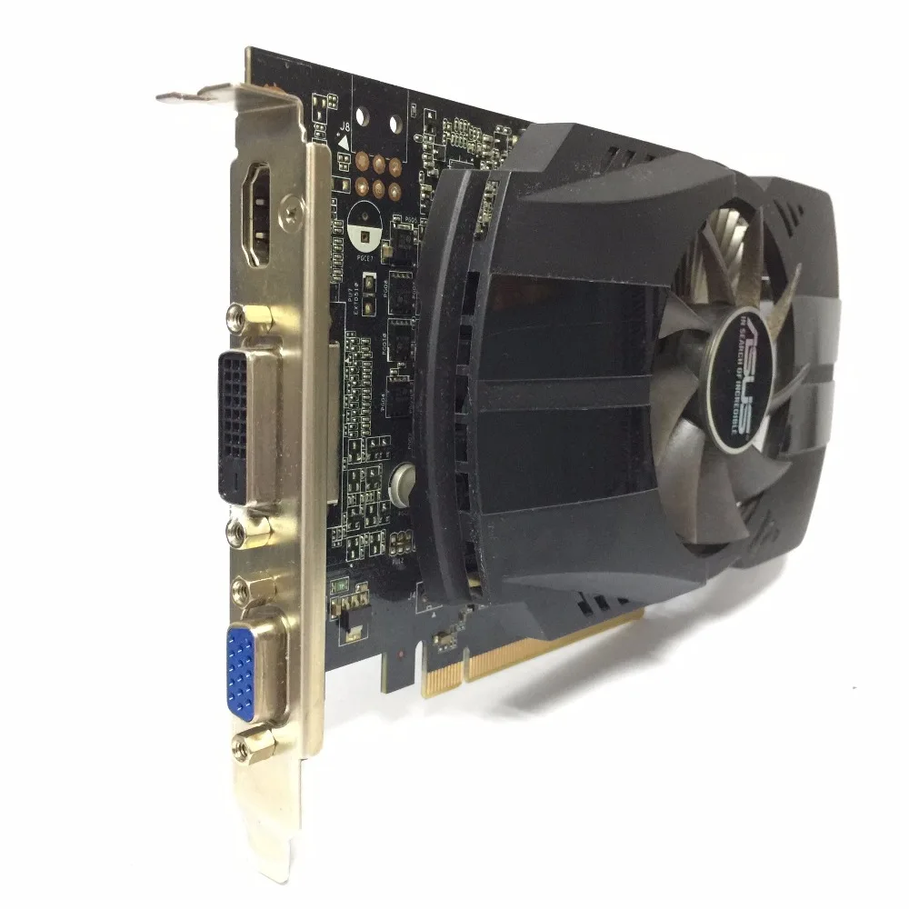 Asus GTX750TI GTX 750TI 2 Гб D5 DDR5 128 бит ПК настольный PCI Express 3 0 компьютерная графика 2G