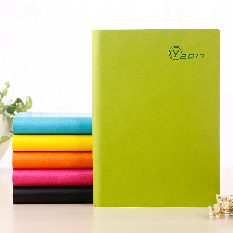 Мини 2017 А5 Искусственная Кожа Notebook Повестки Дня Планировщик Организатор Состав