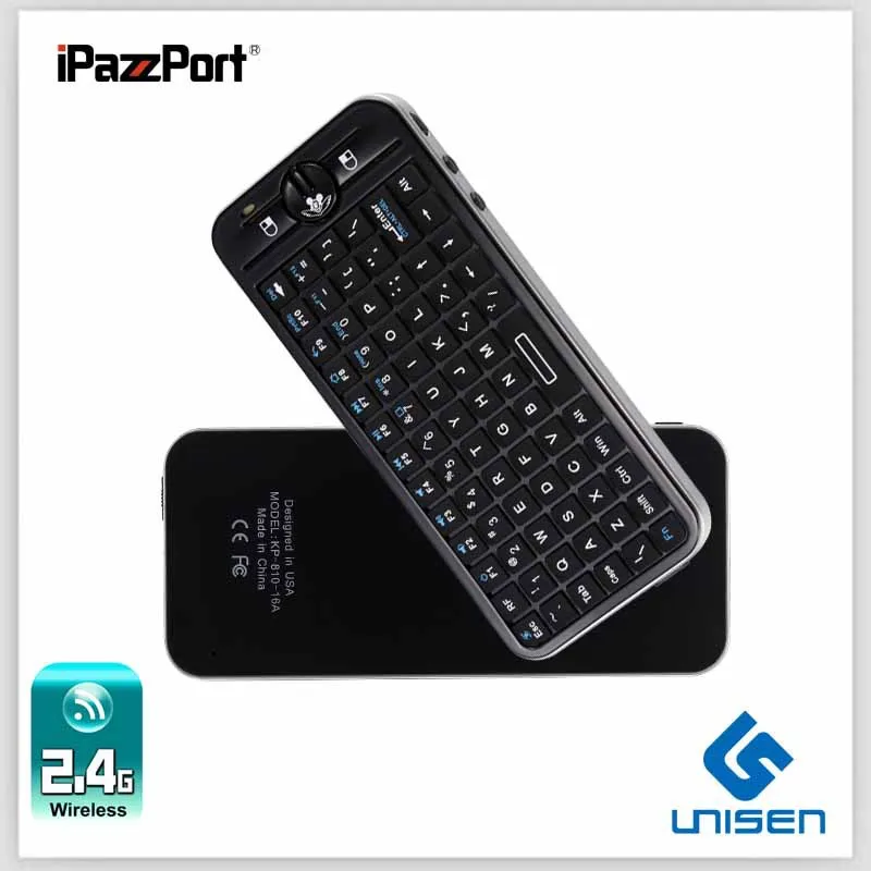 Бесплатная доставка iPazzPort 2 4g мини беспроводная клавиатура для sharp smart tv Заводская