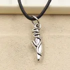 Новая модная подвеска, балетная обувь, ожерелье-чокер, очаровательный черный кожаный шнур, заводская цена, ювелирные изделия ручной работы