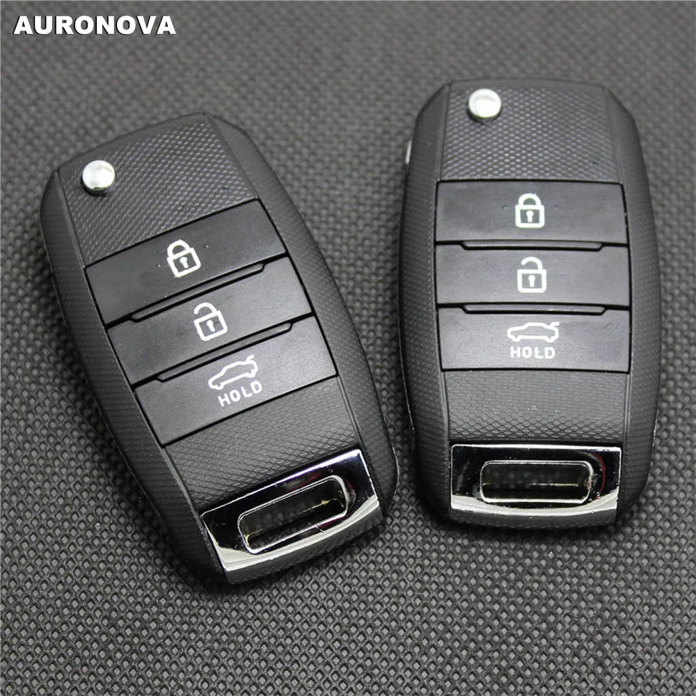 AURONOVA Новый Сменный корпус для складного ключа Kia соправы Carens Cerato Forte Rio K2 K3 K5 3