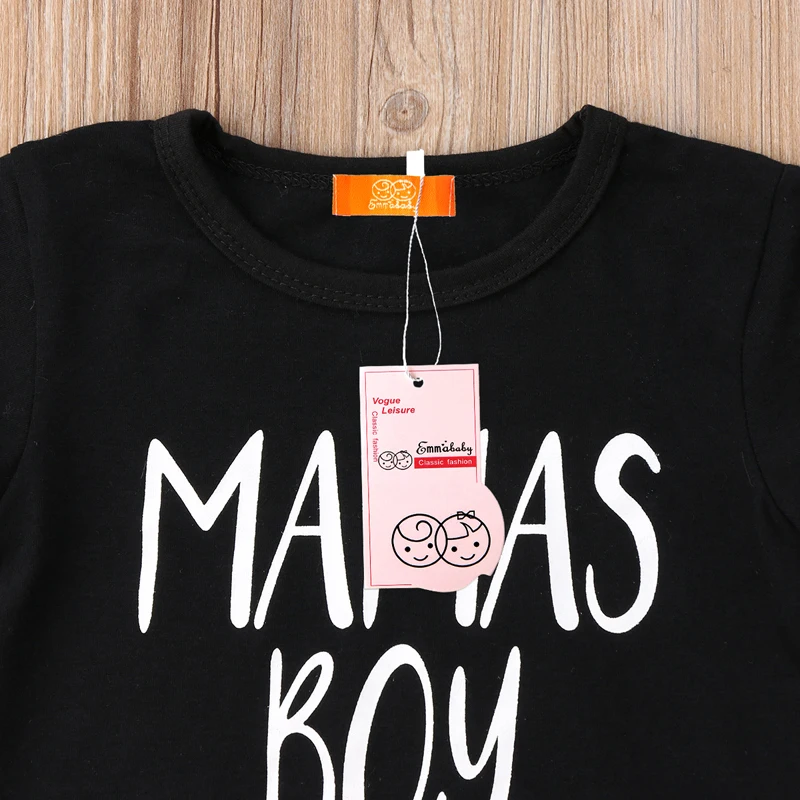 Toddler Baby Boys Fashion Active Summer 2PCS Sets Short Sleeve Letter White T-Shirts Tops Green Solid Pants Outfit 6M-5Y | Детская