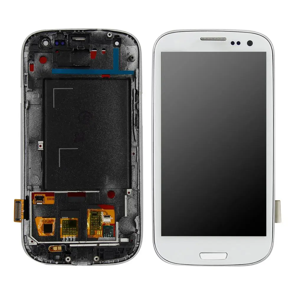 Тест для samsung Galaxy S III S3 i9300 i9300i i9301 i9301i i9305 Полный ЖК-дисплей кодирующий преобразователь сенсорного экрана в сборе