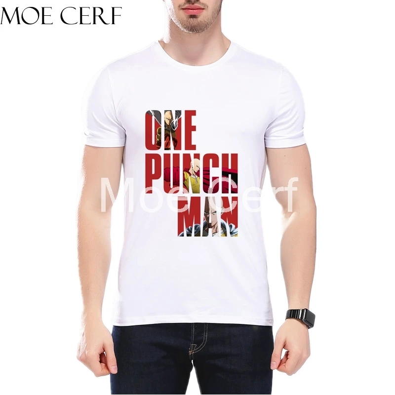 2018 летняя футболка в стиле панк One Punch Man мужские футболки с героями комиксов Hero