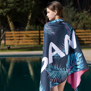 Пляжное банное полотенце SANTO, быстросохнущее, из микрофибры, 4 цвета