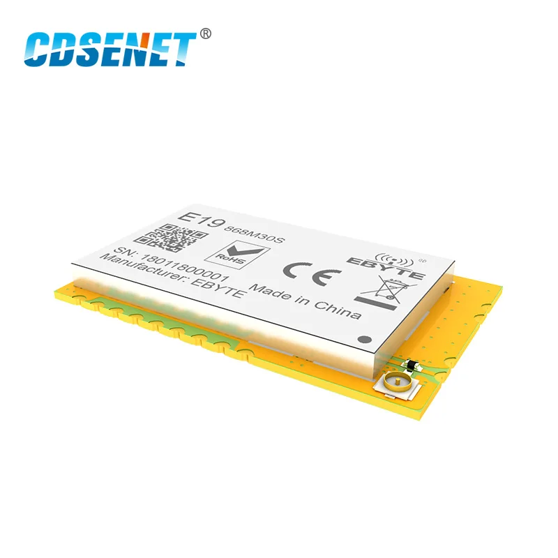 1 шт. LoRa 868 МГц SX1276 1 Вт РЧ модуль E19-868M30S iot SPI длинный диапазон 868 МГц беспроводной РЧ передатчик приемник для Arduino цепи