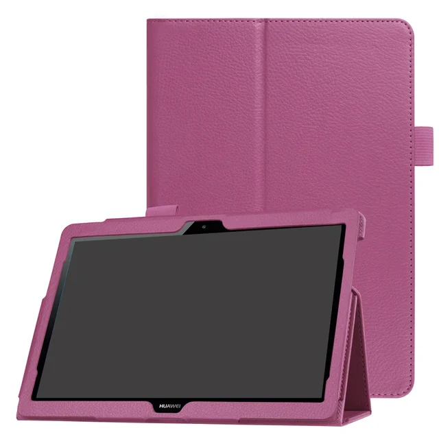 Чехол для huawei MediaPad T3 10 9,6 AGS-L09 AGS-L03 ультратонкий складной чехол-подставка PU чехол для Honor Play Pad 2 9," чехол для планшета - Цвет: Purple